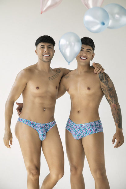 Bikini Printed Blue Brief - view 13
