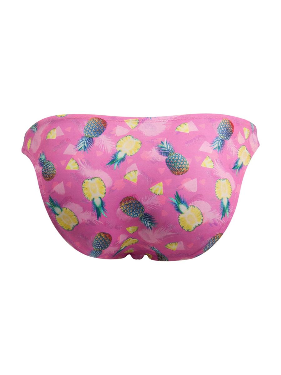 CandyMan 99923 Men's Underwear Printed Bikini Briefs Color Printed Pink