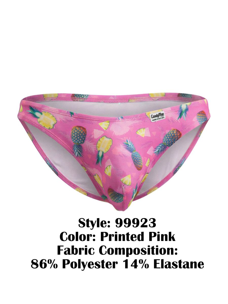 Printed Pink Briefs Bikini - view 8