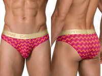 Printed Pink Brief - view 1