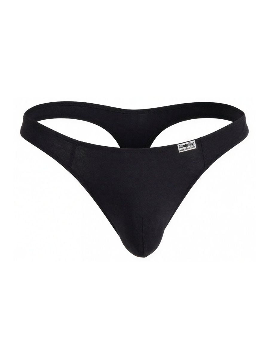 Sleek Low Rise Black Thong - view 5