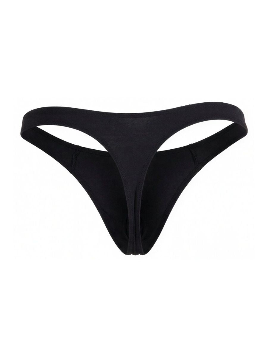 CandyMan 99930 Men's Underwear Sleek Low Rise Thong Color Black