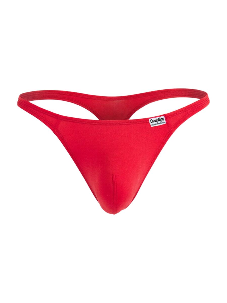 Sleek Low Rise Red Thong - view 5