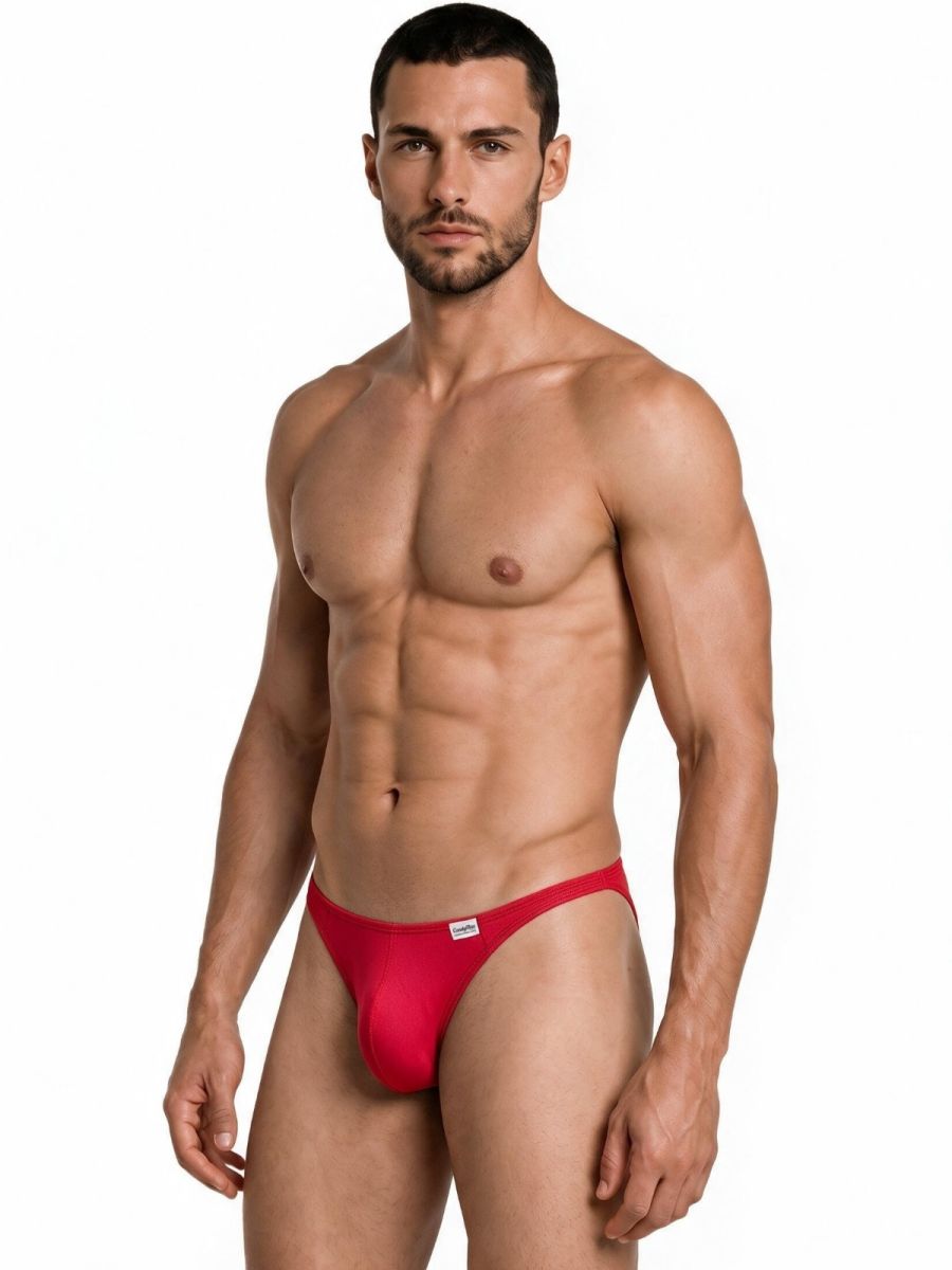 Sleek Low Rise Red Thong - view 4
