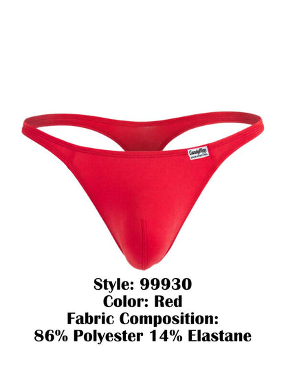 Sleek Low Rise Red Thong - view 8
