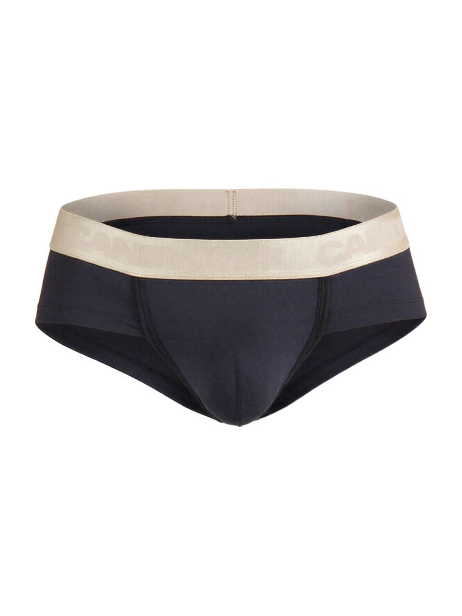 CandyMan 99932 Men's Underwear Sleek Contour Briefs Color Black-Gold