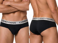 Sleek Contour Black-Silver Brief - view 1