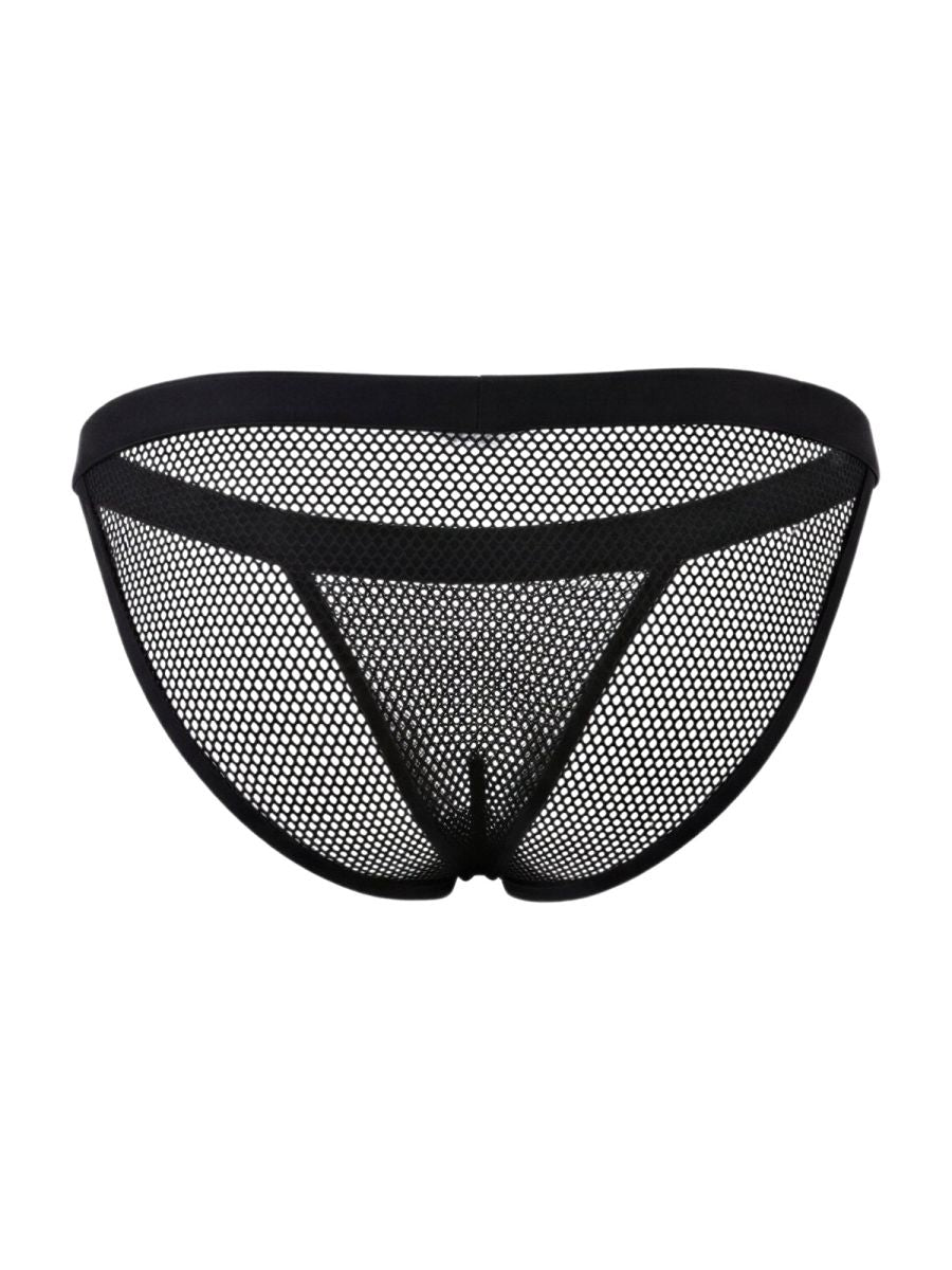 Seductive Mesh Black Bikini - view 6