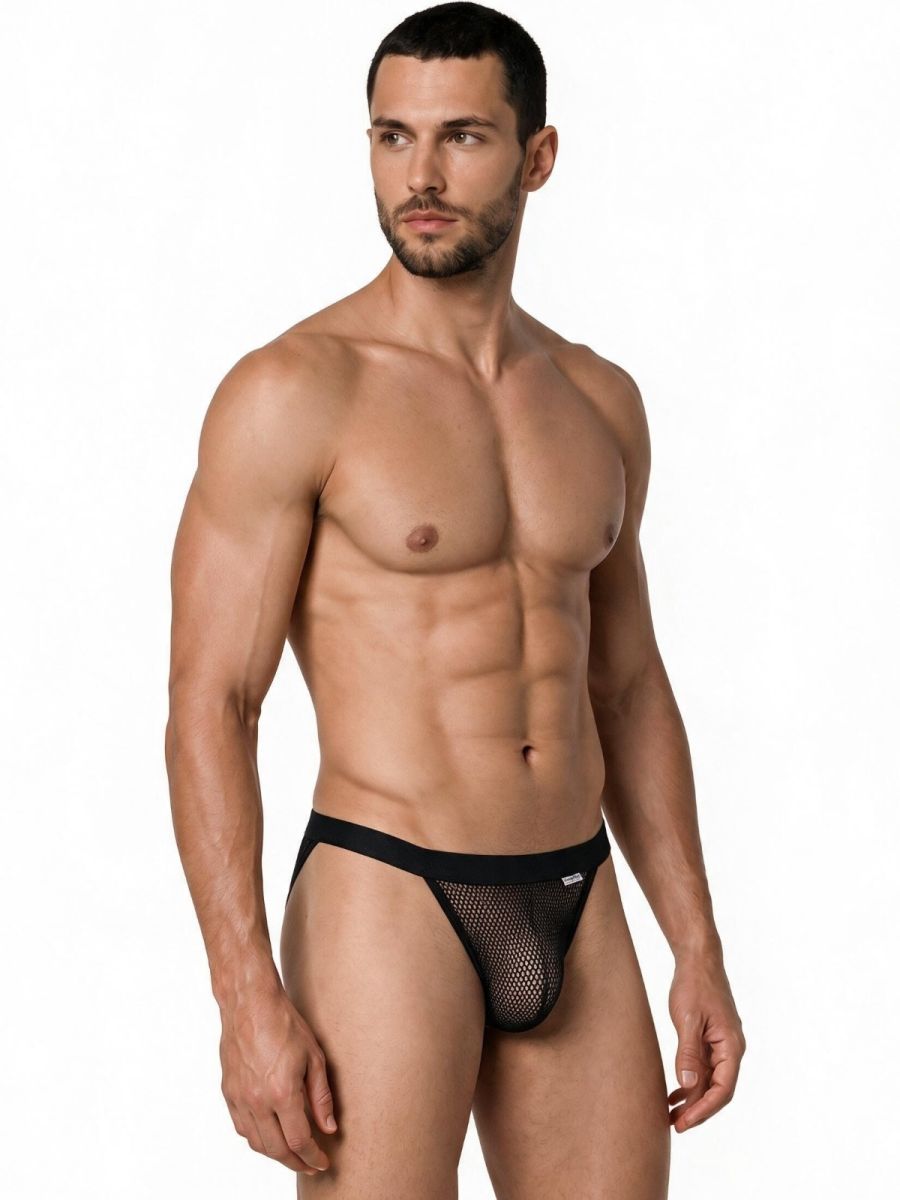 Seductive Mesh Black Bikini - view 4