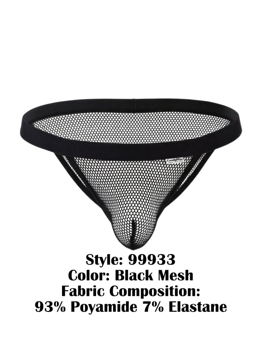 Seductive Mesh Black Bikini - view 8
