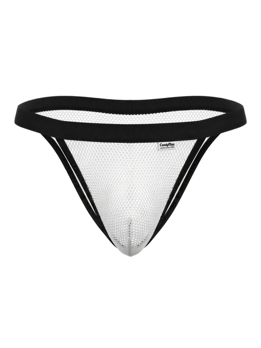 Seductive Mesh White Bikini - view 5