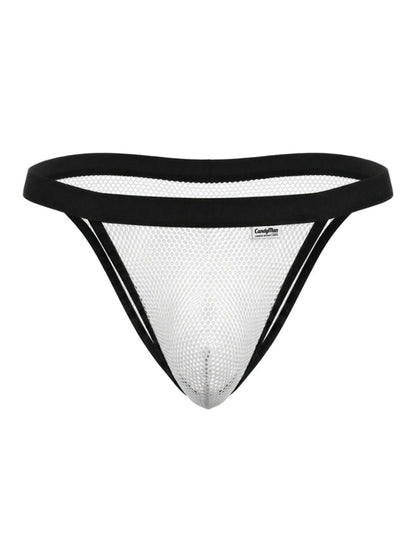 Seductive Mesh White Bikini - view 5