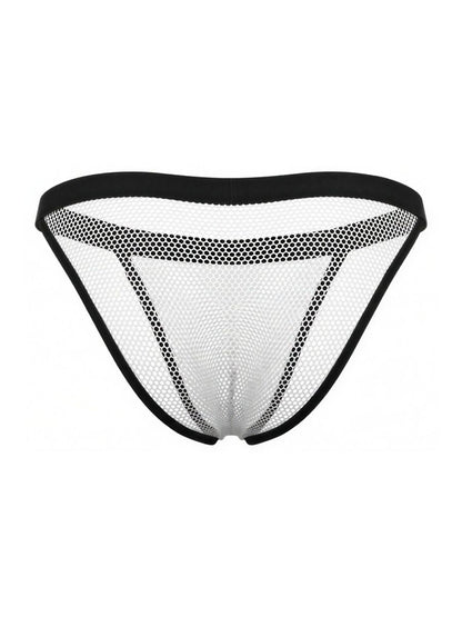 Seductive Mesh White Bikini - view 6