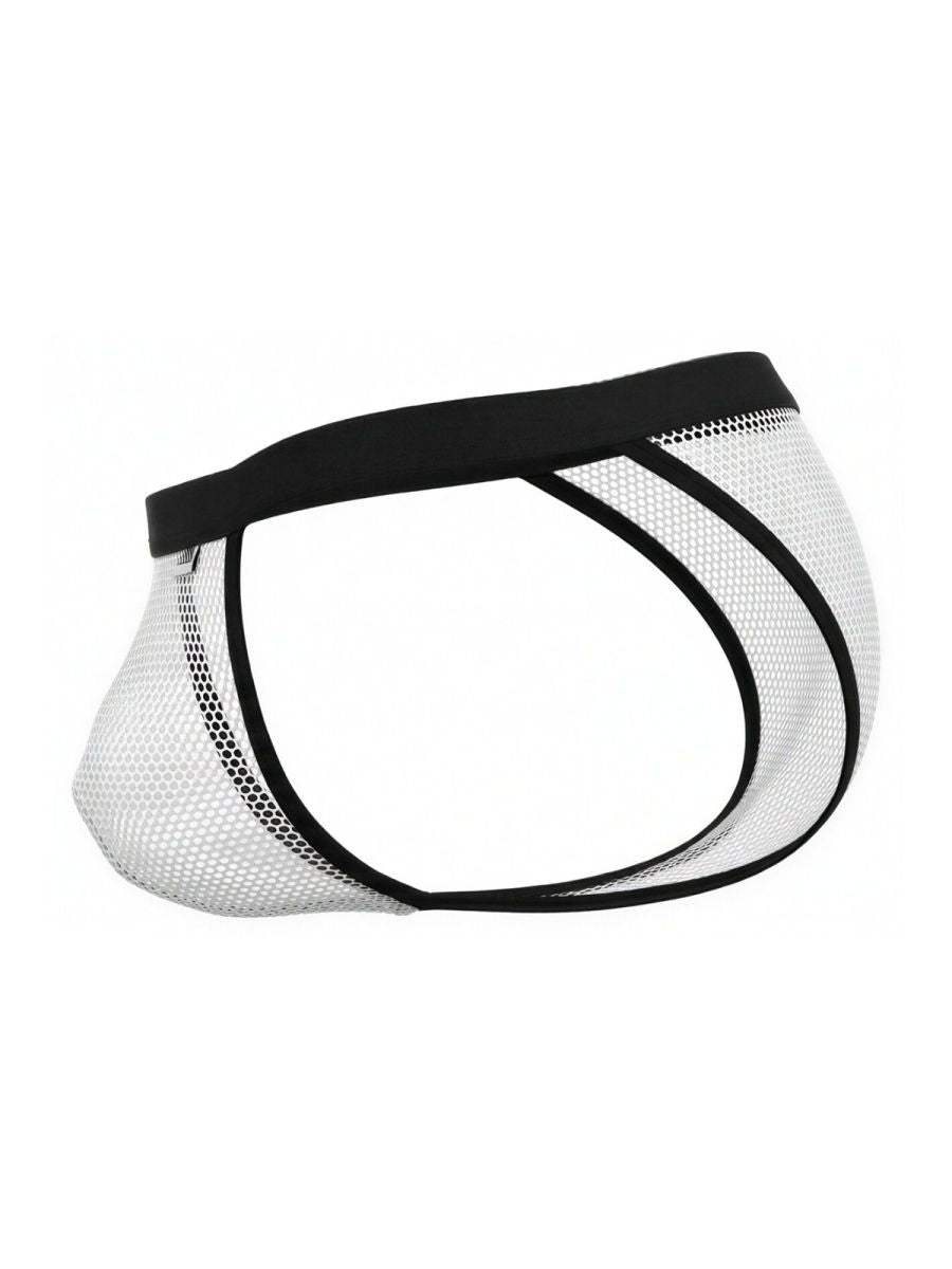 Seductive Mesh White Bikini - view 7