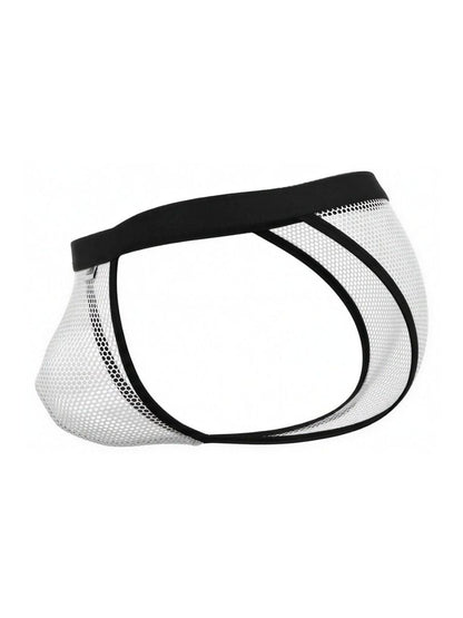 Seductive Mesh White Bikini - view 7