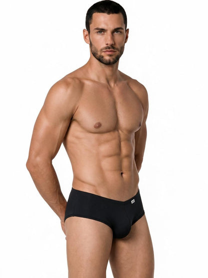 Sleek Low Rise Black Trunk - view 4