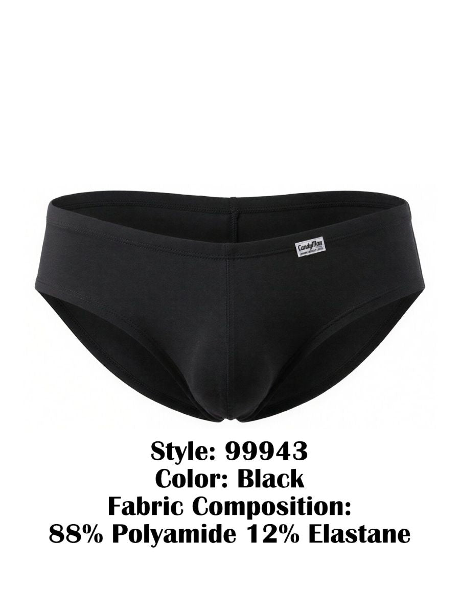 Sleek Low Rise Black Trunk - view 8