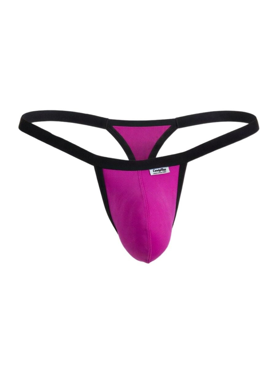 Sleek Minimalist Magenta Thong - view 5