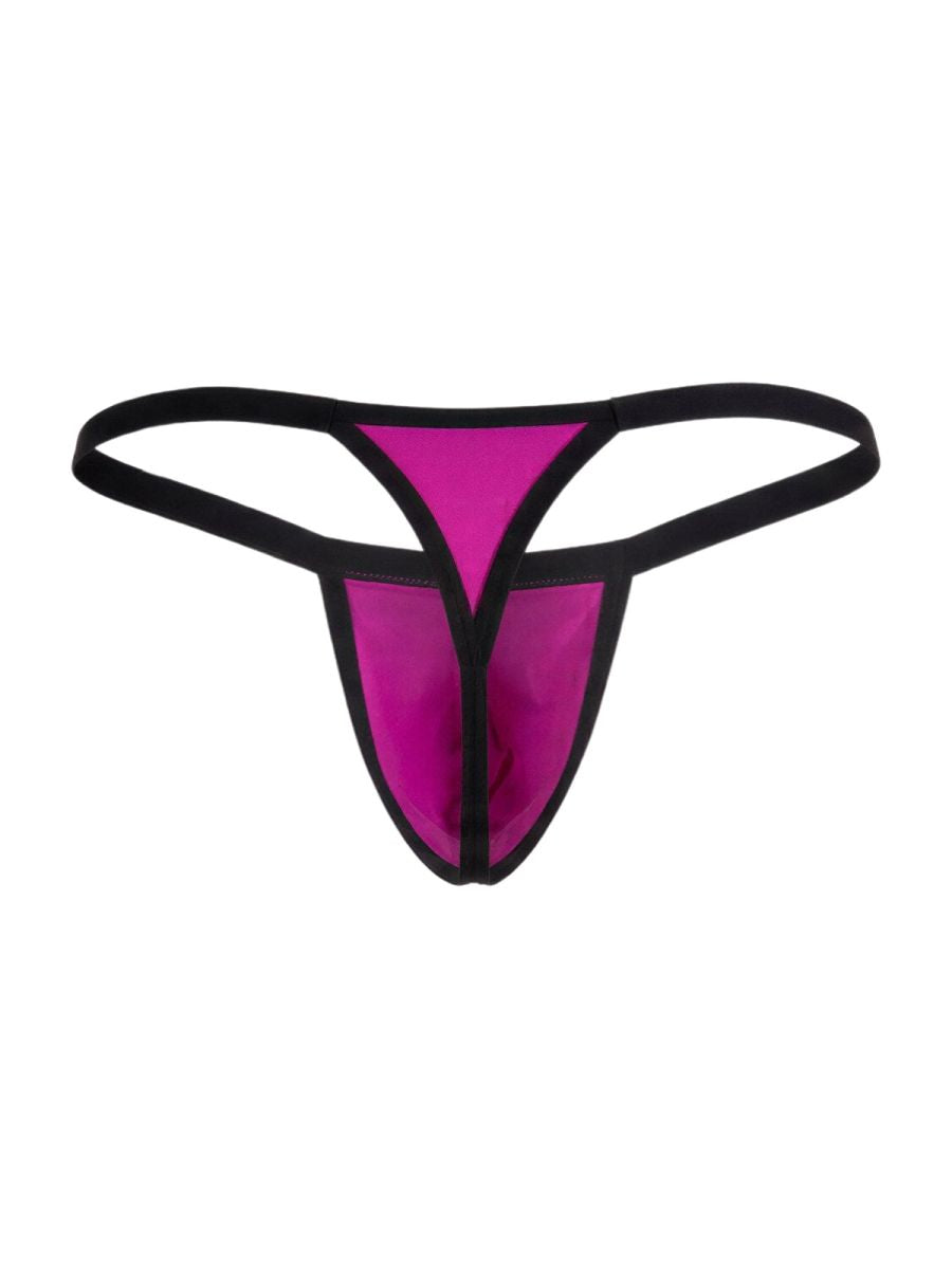 Sleek Minimalist Magenta Thong - view 6