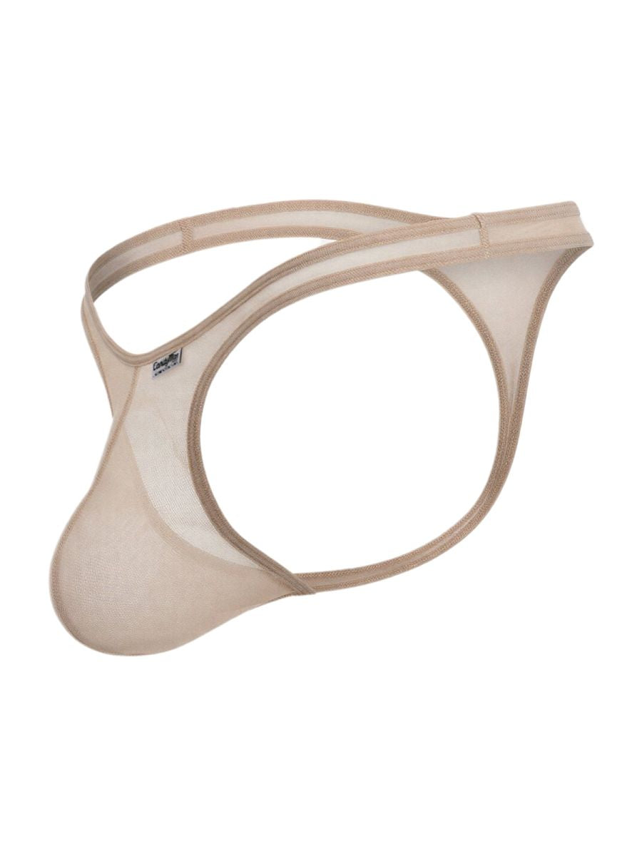 Mesh Beige Sheer Thong - view 7