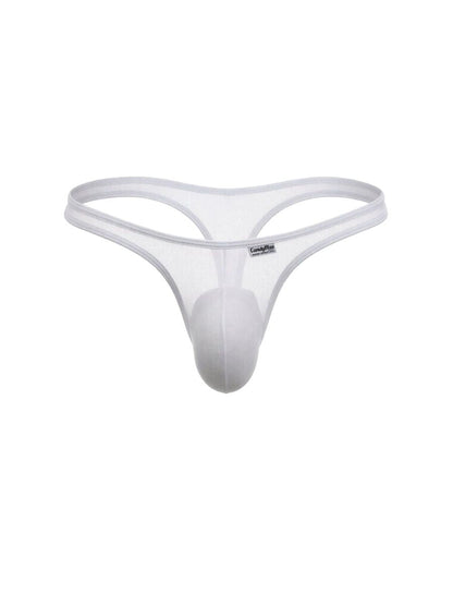 Mesh White Sheer Thong - view 5