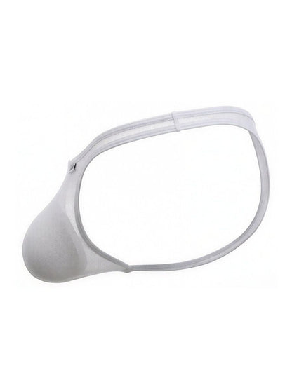 Mesh White Sheer Thong - view 7