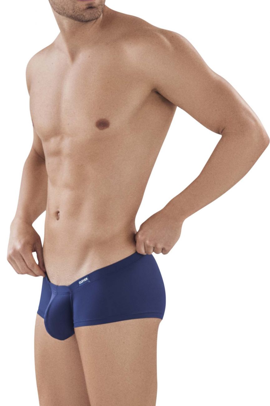 Clever Moda Men's Underwear 0872 Latin Trunks Color Dark Blue