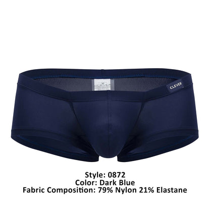 Clever Moda Men's Underwear 0872 Latin Trunks Color Dark Blue