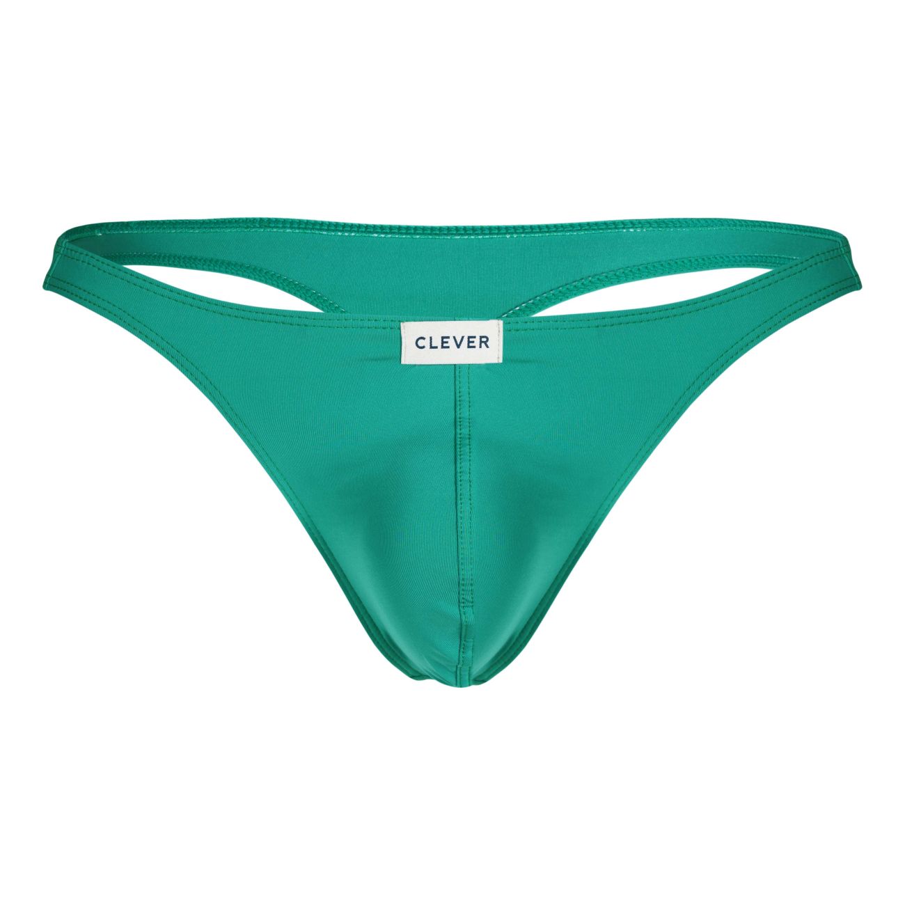 Clever Moda Men's Underwear 100007 3PK Autralian Latin Thongs Color Green-Pink-Blue