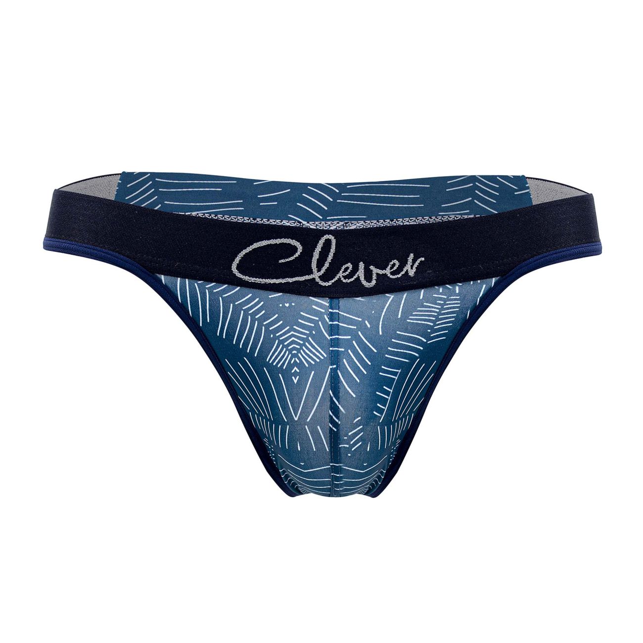 Clever Moda Men's Underwear 1416 Lush Thongs Color Dark Blue