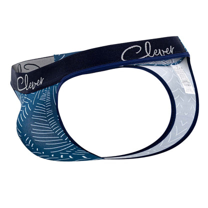 Clever Moda Men's Underwear 1416 Lush Thongs Color Dark Blue