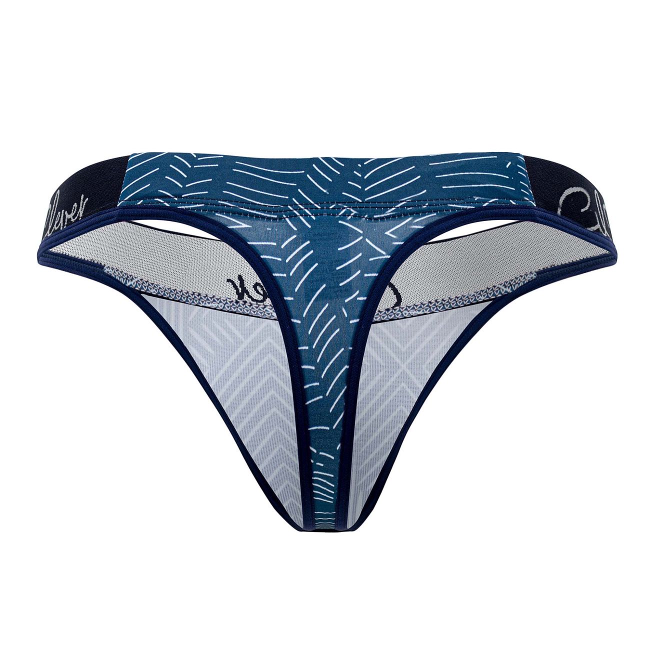 Clever Moda Men's Underwear 1416 Lush Thongs Color Dark Blue