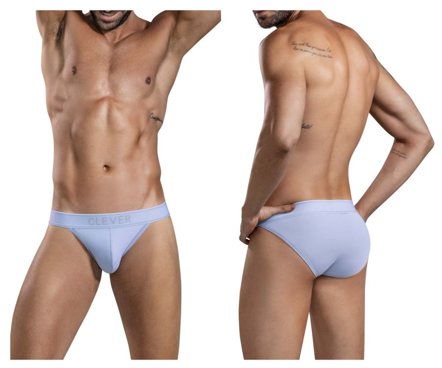 Clever Moda Men's Underwear 1659 Imagination Bikini Color Blue