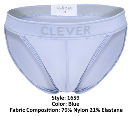 Clever Moda Men's Underwear 1659 Imagination Bikini Color Blue