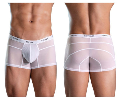 Clever Moda Men's Underwear 1673 Legend Trunks Color White