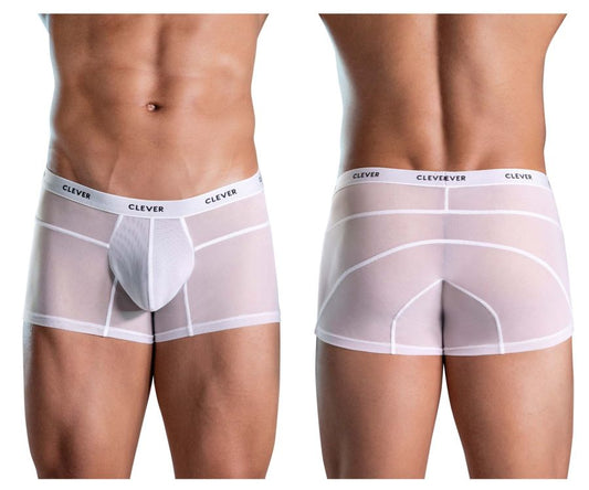 Clever Moda Men's Underwear 1673 Legend Trunks Color White