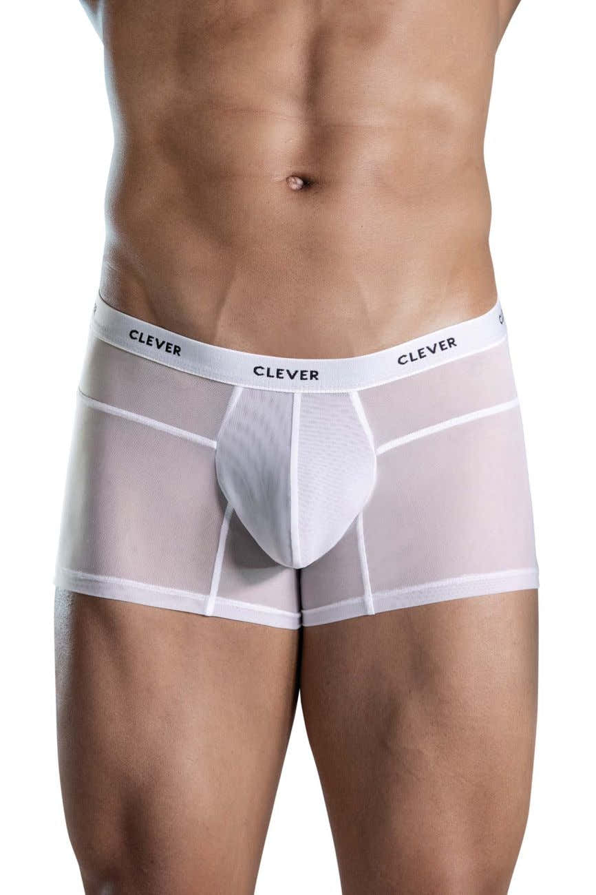 Clever Moda Men's Underwear 1673 Legend Trunks Color White