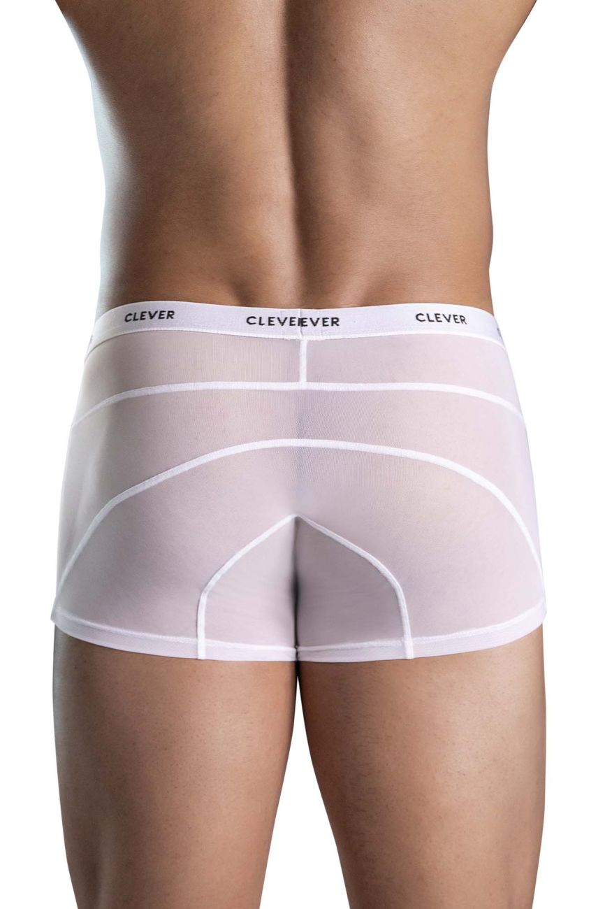 Clever Moda Men's Underwear 1673 Legend Trunks Color White
