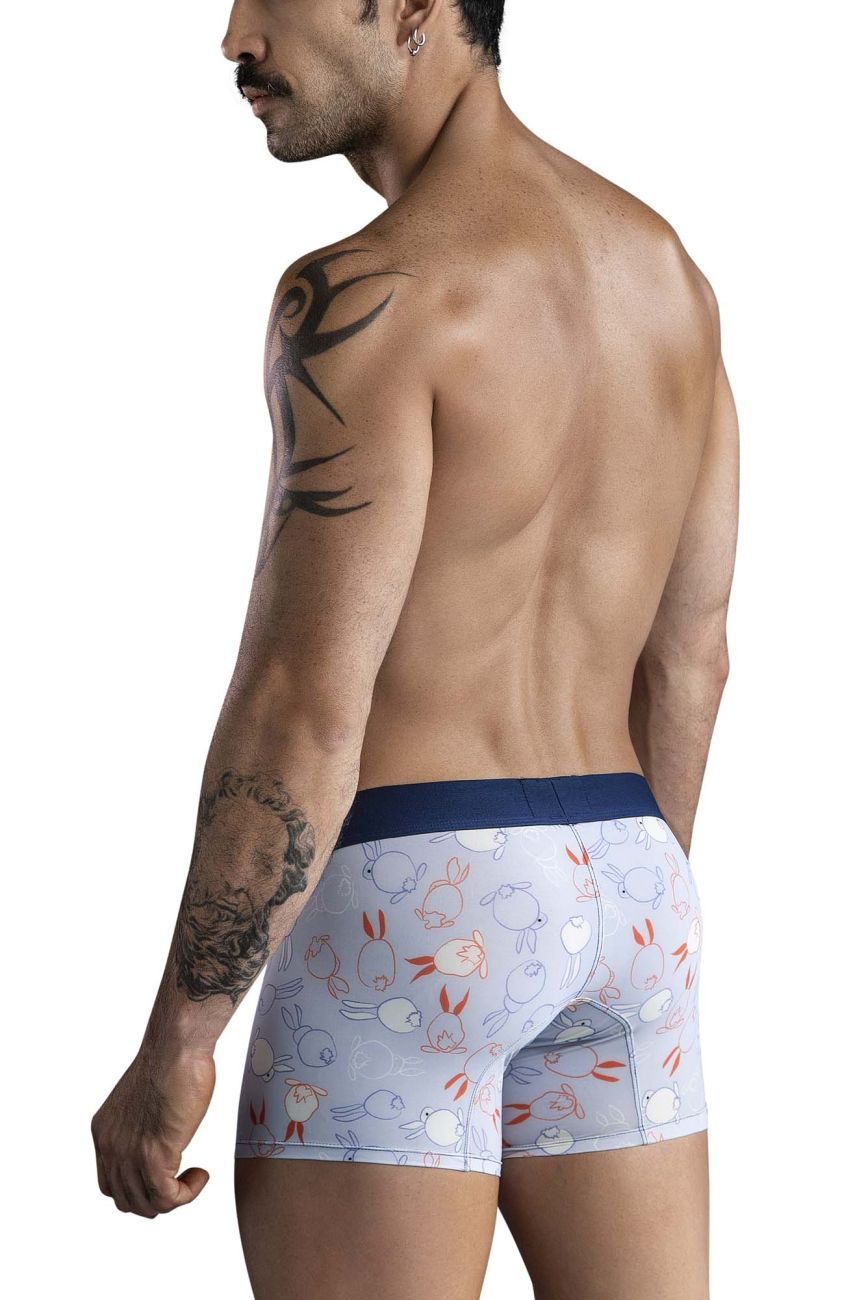 Clever Moda Men's Underwear 1723 Coney Trunks Color Blue