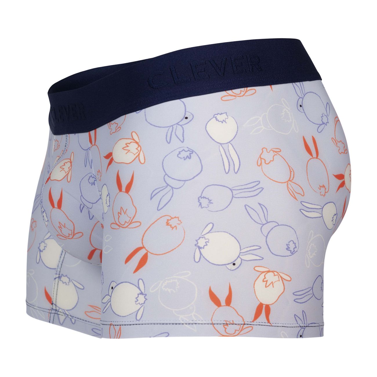 Clever Moda Men's Underwear 1723 Coney Trunks Color Blue