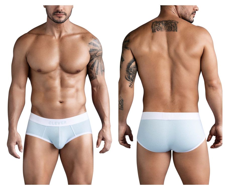 Clever Moda Men's Underwear 1733 Colors Briefs Color Blue