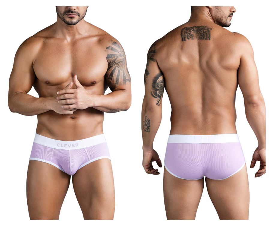 Clever Moda Men's Underwear 1733 Colors Briefs Color Lilac