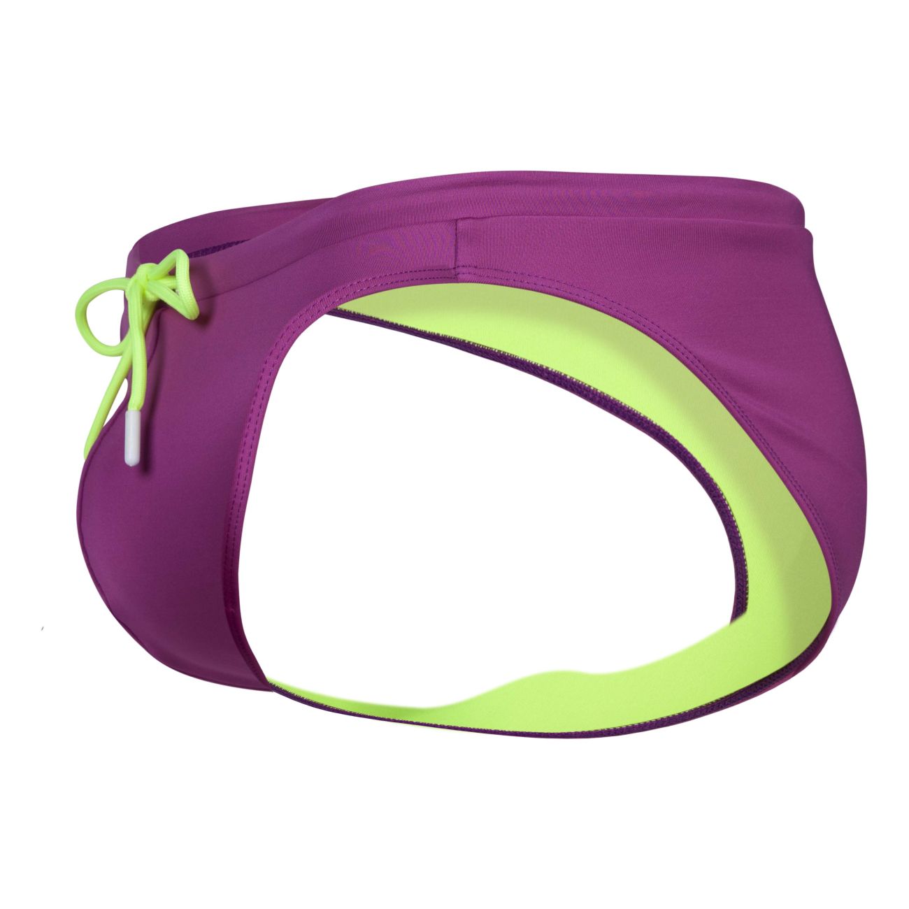 Clever Moda Men's swimwear 1735 Vivo Swim Briefs Color Grape