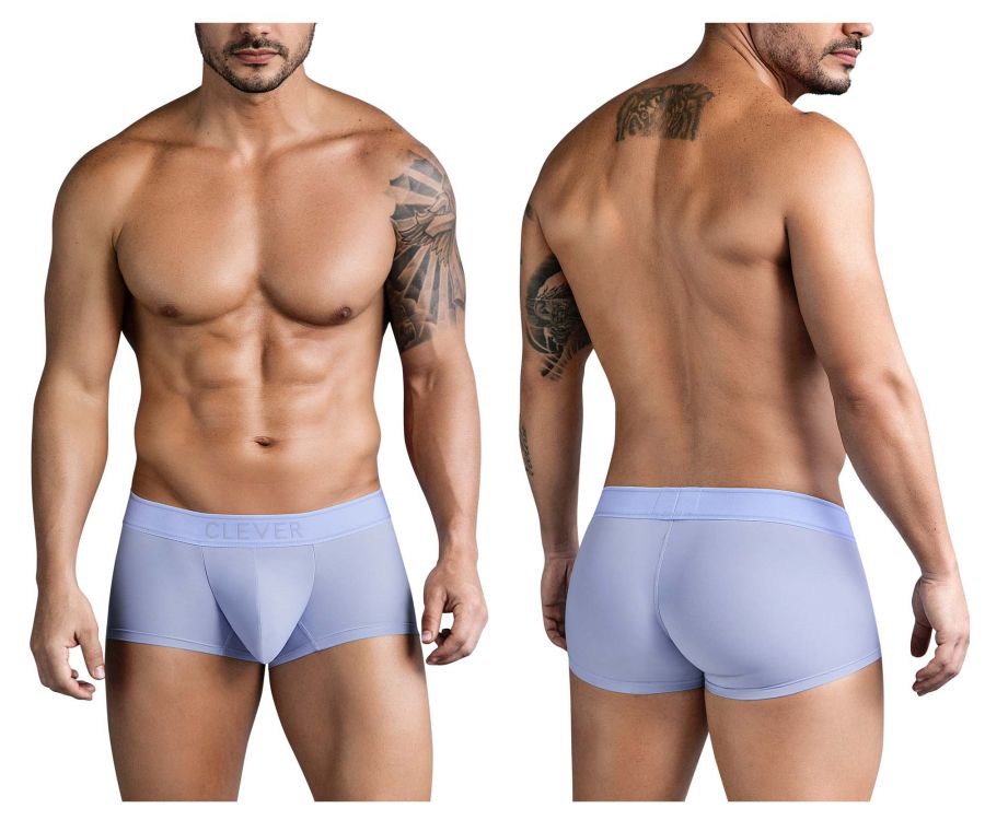 Clever Moda Men's Underwear 1751 Craftiness Trunks Color Blue