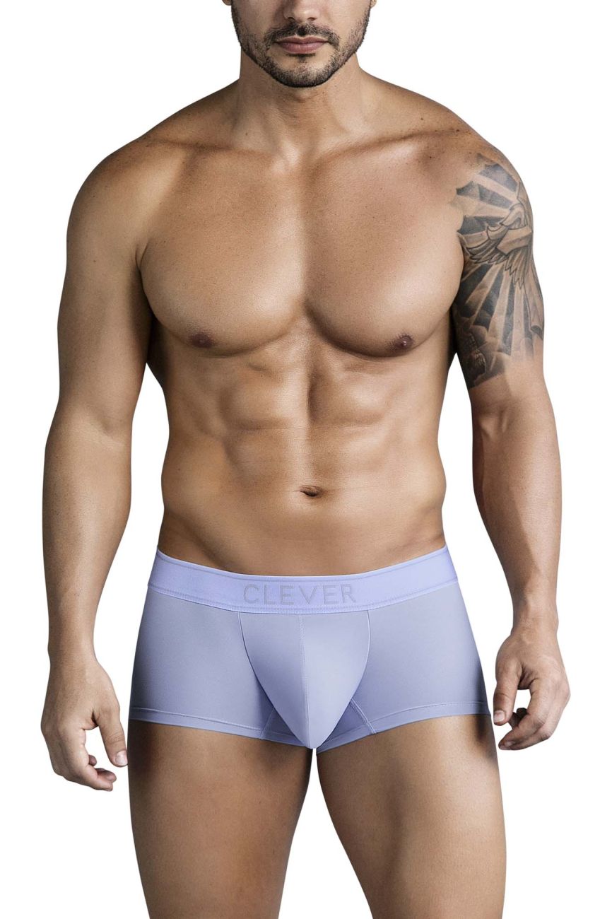 Clever Moda Men's Underwear 1751 Craftiness Trunks Color Blue