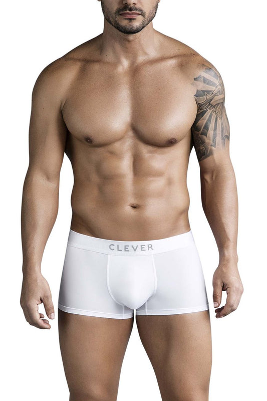 Clever Moda Men's Underwear 1752 Victor Trunks Color White