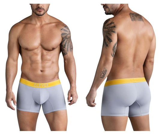 Clever Moda Men's Underwear 1755 Diseno Trunks Color Gray