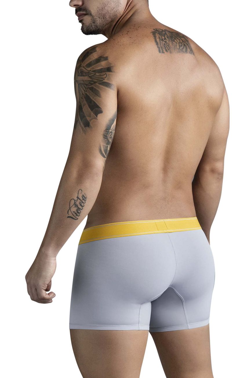 Clever Moda Men's Underwear 1755 Diseno Trunks Color Gray