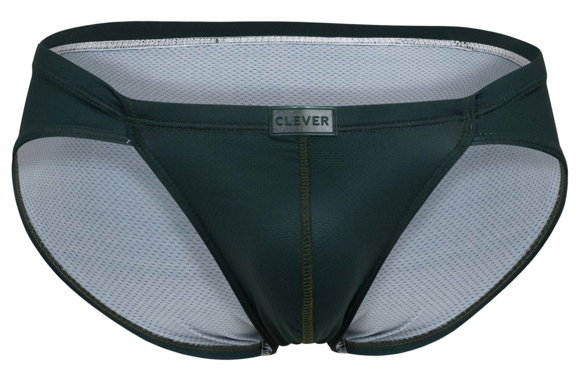 Clever Moda Optimo Briefs - Dark Green