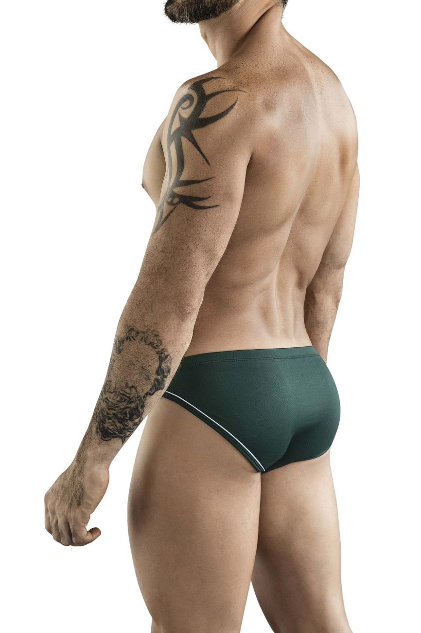 Clever Moda Men's Underwear 1782 Argovia Briefs Color Dark Green